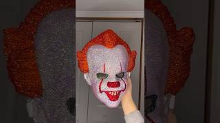 Bedazzling The Pennywise Mask diy [upl. by Gnut219]