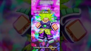 😇 Must Have Heavenly Broly Anime Reborn [upl. by Magdaia]