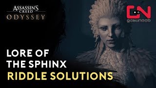 Assassins Creed Odyssey  Sphinx Riddle Solutions [upl. by Melquist]