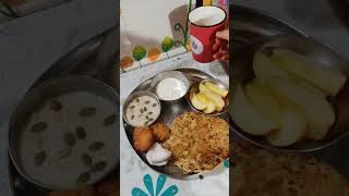 घर का खाना  Day 50  Karwa chauth sargi thali  Karwa chauth 2024 Shorts feed [upl. by Eusadnilem554]