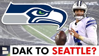 WILD Seahawks Trade Rumors On Dak Prescott To Seattle Ft DK Metcalf amp Tyler Lockett  Seahawks News [upl. by Jonas]