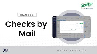 Send Checks by Mail  Using OnlineCheckWritercom – Powered by Zil Money [upl. by Ayekat]