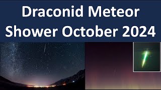 Draconid Meteor Shower October 2024  Watch Draconid Meteor Shower Tonight  Date Meteor Shower 2024 [upl. by Nylannej]