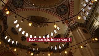 Ramazan İmsak Ezanı İstanbul  2018 [upl. by Livvyy]