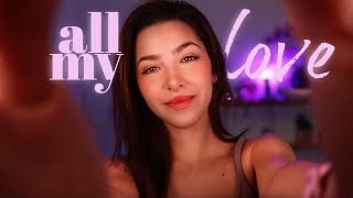 ASMR Giving You My Love With Compliments and Personal Attention 💜 [upl. by Arihsaj]