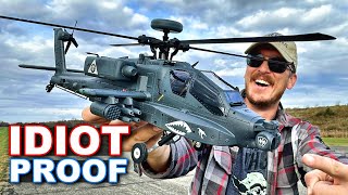 Advanced SMART AI Controlled Apache Helicopter ANYONE Can Fly [upl. by Yroc475]