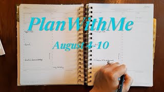 Plan With Me  Weekly Planner  August 410 2024  Day Designer Daily Planner [upl. by Avla230]