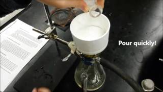 Filtration of Aspirin Lab11 [upl. by Etyam]