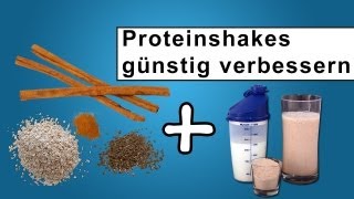 Proteinshakes verbessern  Besser Muskeln aufbauen  Fitness Tipps [upl. by Oirramed]