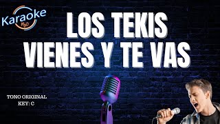 Los Tekis  Vienes Y Te Vas  Canción Y Huayno  Cariñito karaoke lostekis folclore [upl. by Jerald]