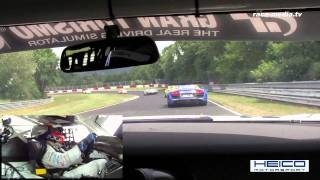 Mercedes Benz SLS AMG GT3 NLS VLN 4 Lauf 2011 Onboard Nürburgring Nordschleife HEICO Motorsport [upl. by Wiley]