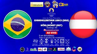 EVANDROARTHUR BRA x HÖRLHORST AUT  OLIMPÍADAS DE PARIS 2024  VÔLEI DE PRAIA MASC  ÁUDIO [upl. by Aicetal]