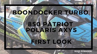 Boondocker Turbo  Polaris 850 Patriot  First Look [upl. by Silirama]