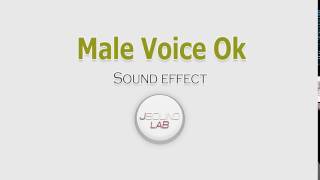 Male Voice Ok  Sound Effects  Male Voices  Human Sounds [upl. by Esojnauj671]