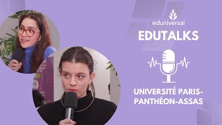 Interview Université ParisPanthéonAssas un mélange réussi entre Droit des affaires et Management [upl. by Ecnadnac]