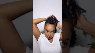 Clip in bangs  😍 hairstyle protectivehairstyle clipinsfornaturalhair haircare newlook [upl. by Spears]