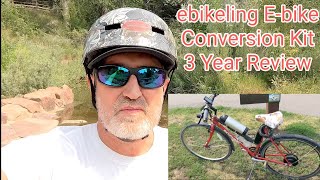 ebikeling Ebike Conversion Kit 3 Year Review and Range Test [upl. by Anoit]