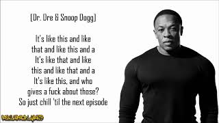 Dr Dre  Nuthin but a G Thang ft Snoop Dogg Lyrics [upl. by Notgnilliw118]