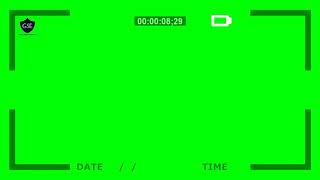 Camera Recording Green Screen Footage Download Copyright Free  Camera Recording Square [upl. by Rhonda]