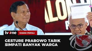 Diserang saat Debat Popularitas Prabowo Justru Bertambah  Kabar Pemilu tvOne [upl. by Anneres371]