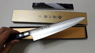 Tojiro DP Cobalt Alloy 3Layers VG10 Chef Knife 210mm F808 [upl. by Christmas21]