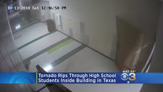 Tornado Rips Through High School With Students Inside [upl. by Akeit500]