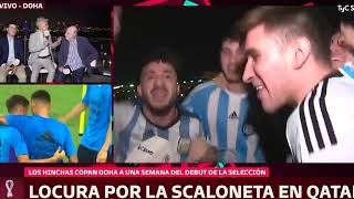 Hinchada Argentina vs Francia Qatar 2022 quotEscuchen corran la bolaquot [upl. by Gilberte623]