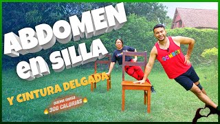 ABDOMINALES en SILLA  ABDOMEN PLANO en 15 Min  Abs Workout [upl. by Xirtaeb278]