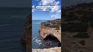 Trail to Benagil Cavebenagil benagilcave algarve algarveportugal portugal trail praia ocean [upl. by Cyrie849]