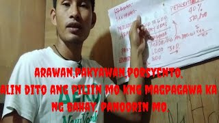 arawan pakyawan percentagealin dito ang piliin mo kng magpagawa ka ng bhay [upl. by Alys]