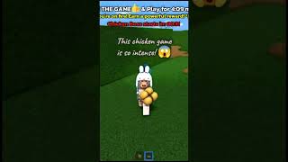 Roblox chicken game  Roblox edit roblox robloxshorts robloxchicken [upl. by Nnylaf]