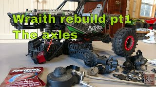 Axial Wraith axle rebuild pt 1 [upl. by Gereron]