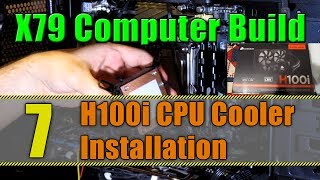 X79 Computer Build  Part 7 CPU Cooler Installation [upl. by Onaicram]