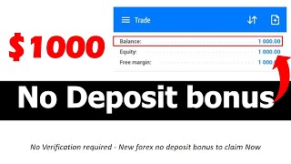 1000 No deposit bonus  No Verification required [upl. by Aihsenek]