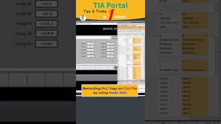 Tia Portal Data Logging to CSV Files by applying NodeRed [upl. by Now]