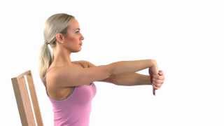 How to do a Wrist Flexion Stretch to stretch the wrist extensor muscles [upl. by Loggins]