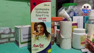 ADD APP SYRUP CYPROHEPTADINE HYDROCHLORIDE 2 MG [upl. by Gannes]