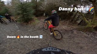 Following Danny Hart on his new ride down Dyfi [upl. by Ignatz]