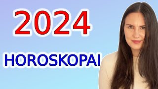 2024 HOROSKOPAS VISIEMS ZODIAKO ŽENKLAMS 2024 metų astrologinė prognozė horoskopai [upl. by Jilleen120]