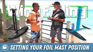 How to Wing Foil for Beginners  Adjusting Your Mast Position [upl. by Bill494]