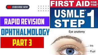 Rapid Revision Opthalmology Part 3  First Aid USMLE Step 1 in UrduHindi [upl. by Davis]