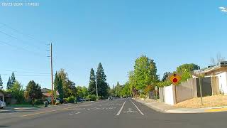 Cycling Sacramento North on Eastern Ave from Marconi Ave to Edison Ave then west to Watt Ave [upl. by Adnwahsat]