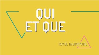 Révise ta grammaire  pronoms relatifs qui et que [upl. by Vinson127]