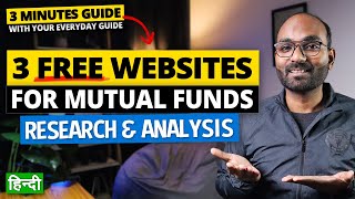 3 Free Websites For Mutual Funds Research Shortlisting and Analysis  3 Minutes Guide [upl. by Calvina237]