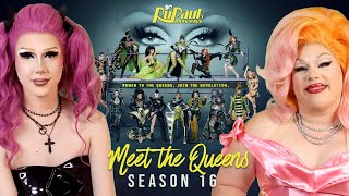 IMHO  RuPauls Drag Race Season 16 Meet the Queens [upl. by Knorring696]