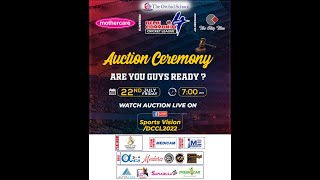 Delhi Community Cricket League Season 4  Auction Ceremony [upl. by Nuawed]