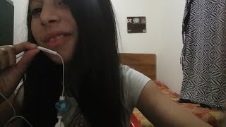 ASMRMIC NIBBLINGSONS COM A BOCA 👄USE FONES DE OUVIDOS 🎧 [upl. by Lavina]