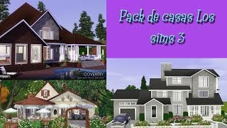 Los sims 3 Descargar Pack de casas [upl. by Nelaf]