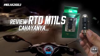 KEBEBMV  REVIEW LAMPU LED LASER H6 RTD M11 LS PNP BOLEH SEBILED INI [upl. by Mosa211]