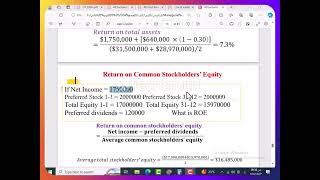 Lecture 10 Managerial Accounting Financial Statment Analysis [upl. by Maribelle832]